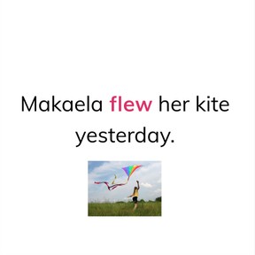 Simple verb tenses