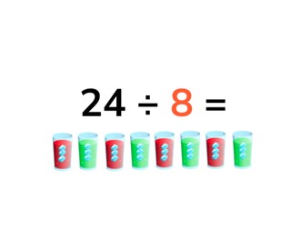 Solving the division table of 8
