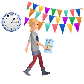 Koppelen van analoge klokken aan digitale klokken met hoge tijden met kwartieren