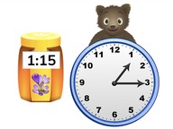 Telling Time: Analog Clock with Quarters