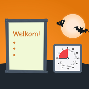 Welkomstpagina: Thema Halloween