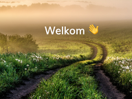 Welkomstpagina met startfoto