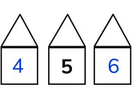 Neighbor numbers to 10