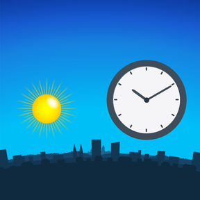 Horloge jour/nuit