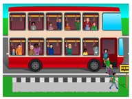 On the bus: Subtraction to 20