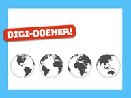 Digi-doener: Wereldsteden en reizen 3 | Platte kaarten