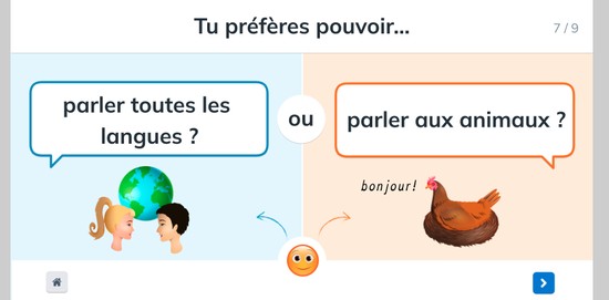 Tu préfères…