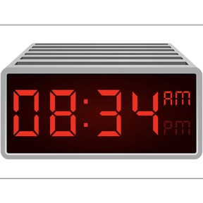 Telling time: Digital clock