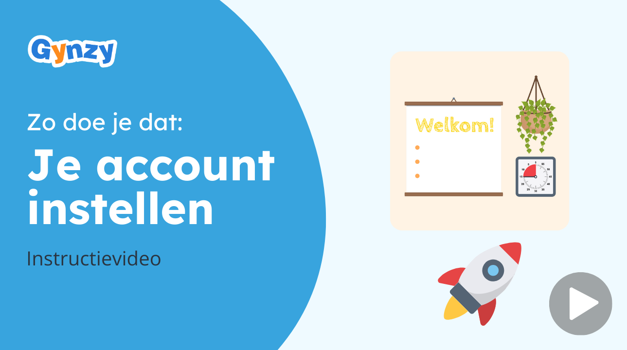 How to: je account instellen