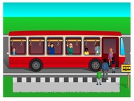 En el autobús: Suma hasta 10