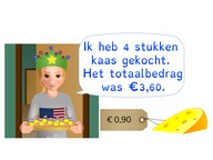Vermenigvuldigen met kommabedragen <1 euro