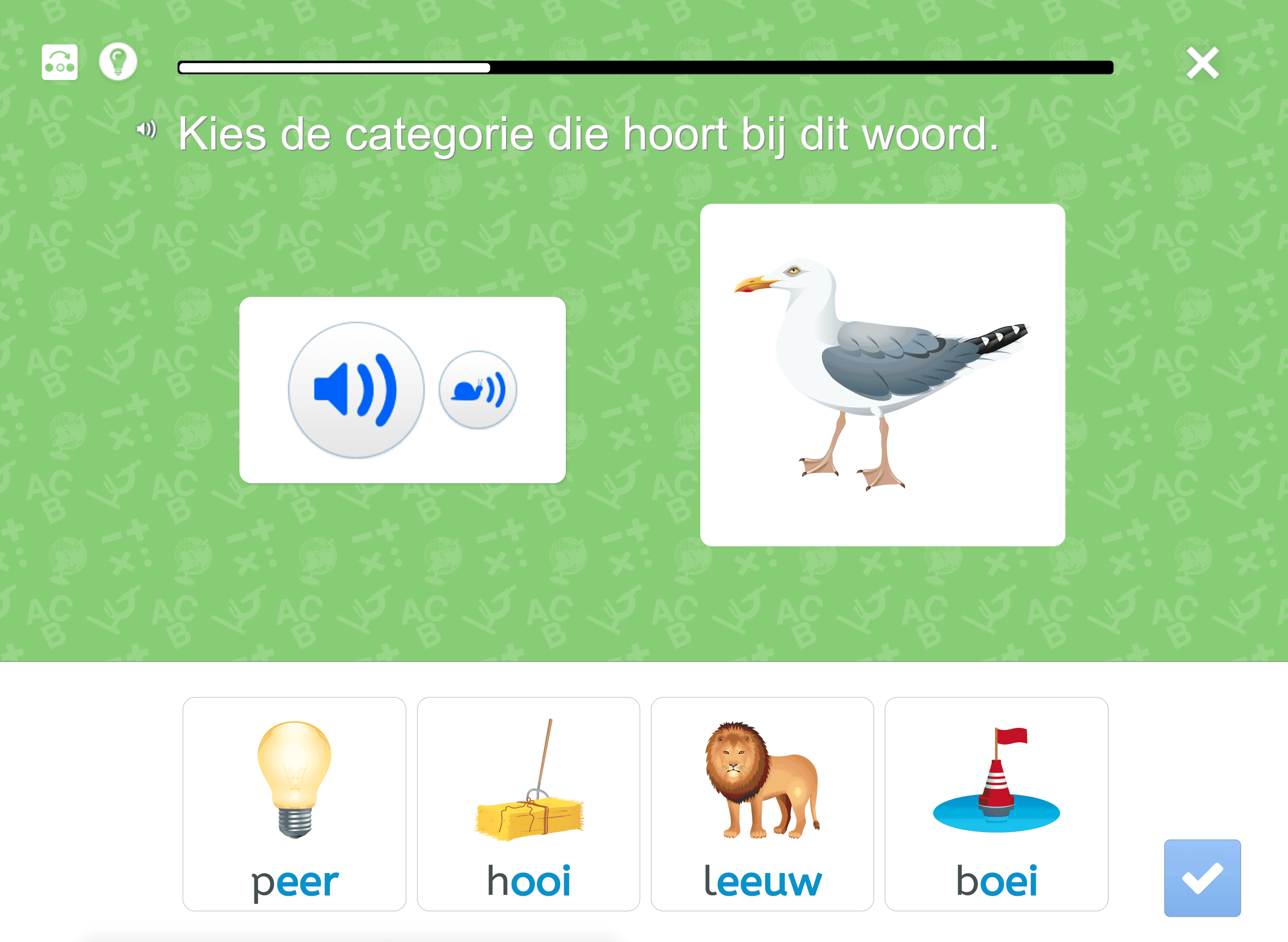 opgave met wandkaart
