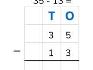 Subtraction to 1,000 using standard algorithm