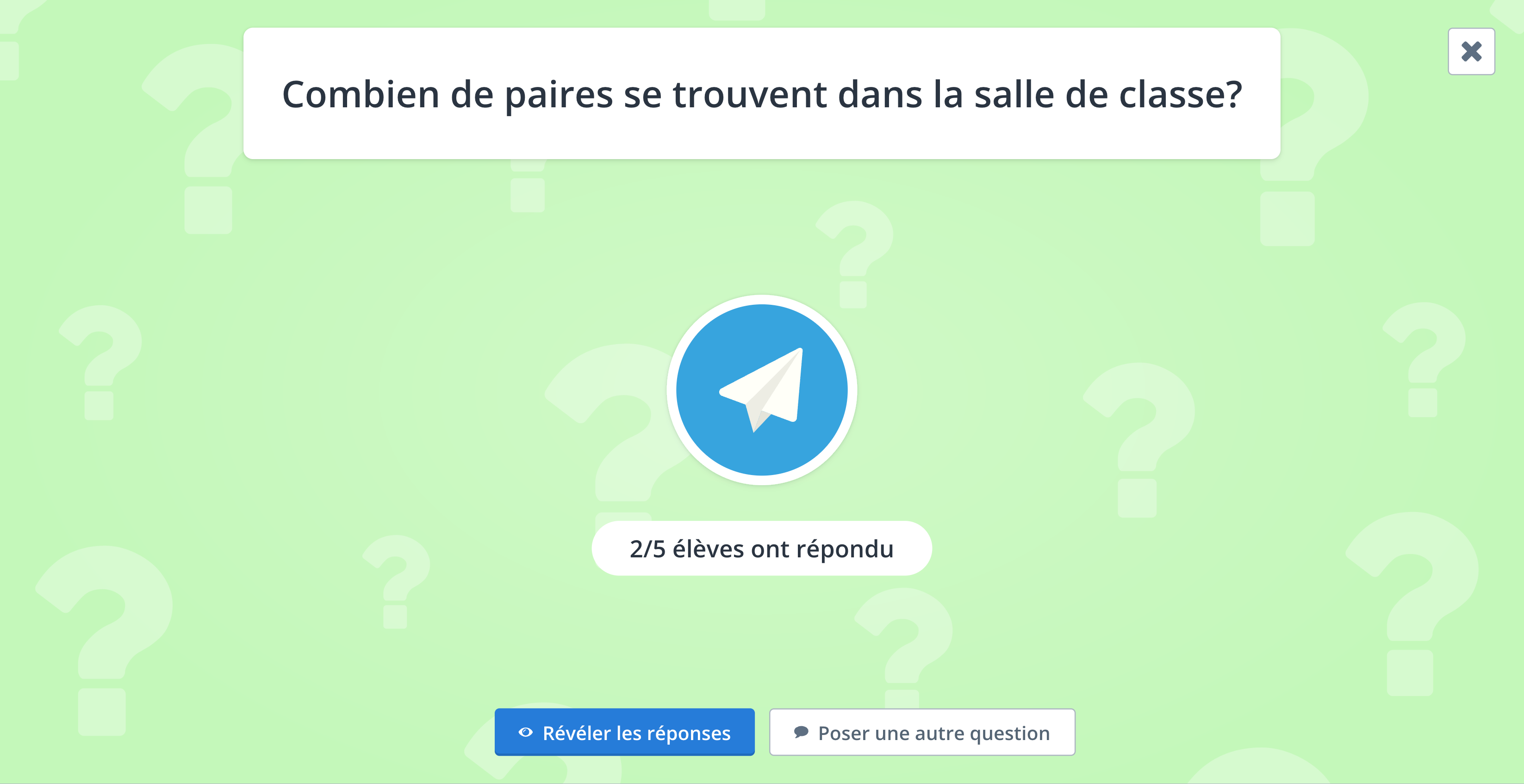 Open Question feature in Gynzy
