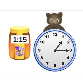Telling Time: Analog Clock with Quarters