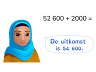 Optellen t/m 100.000 met eenvoudige getallen