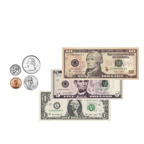 Counting money to 20 dollars