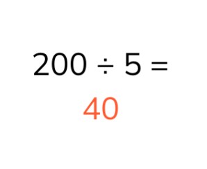 Dividing by a hundreds number