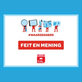 Waarzeggers: Blok 3: Werkvorm | Feit en mening